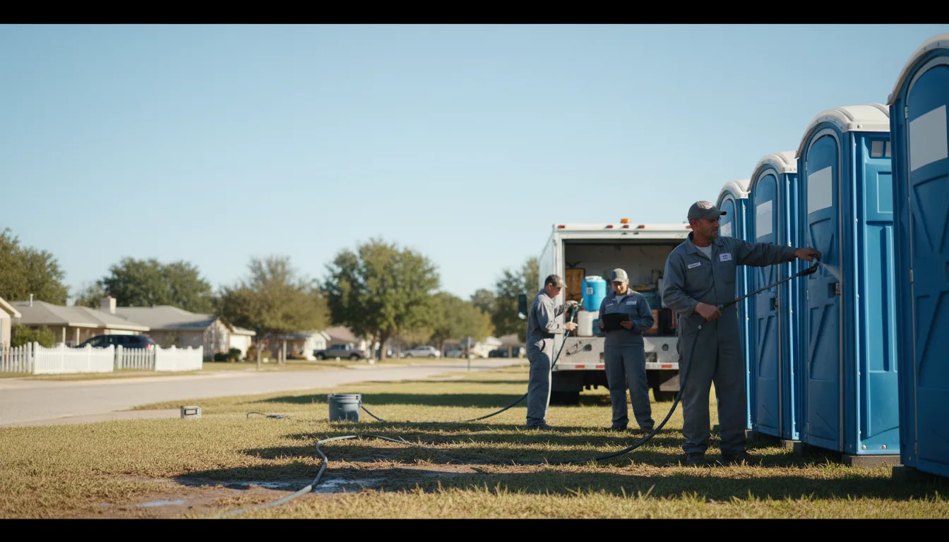 Long-Term Portable Toilet Rental in Goodman, MS near me